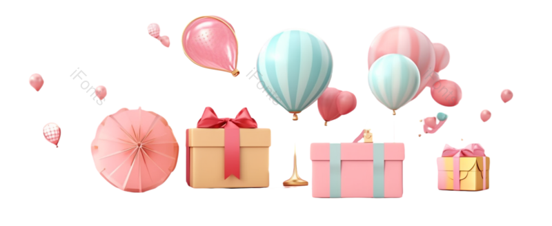 插画图片,传统节日元素,粉红色PNG,可爱的免抠素材